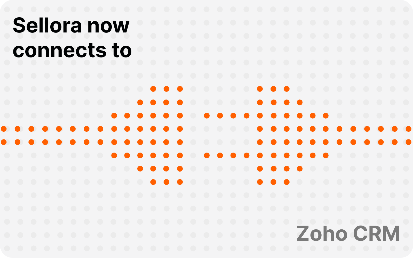 Sellora now connects to Zoho CRM